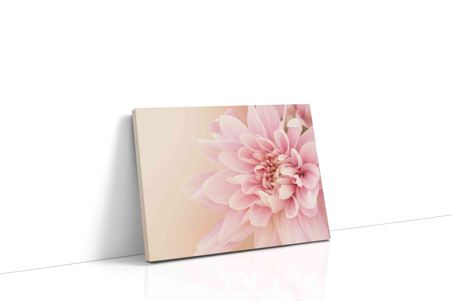 Blossom of Serenity floral canvas print gallery-wrapped landscape canvas studio shot