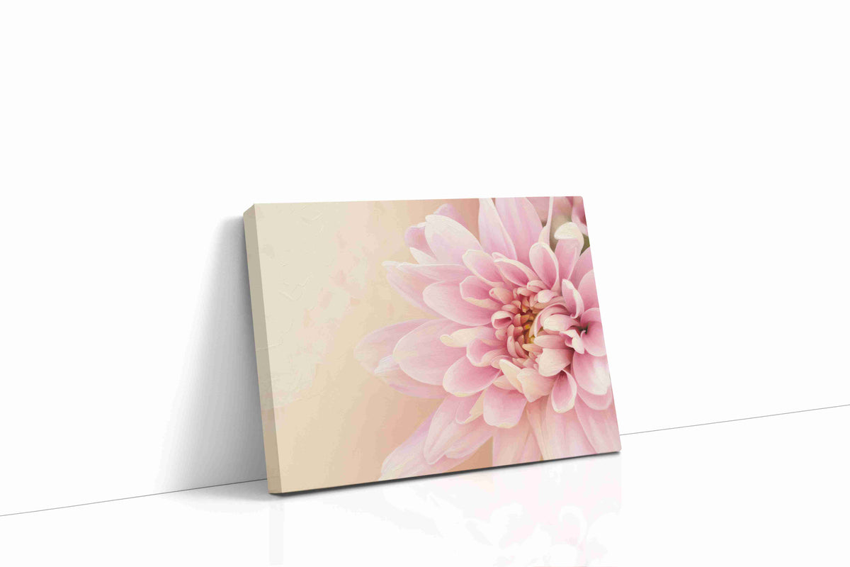 Blossom's Whispers floral canvas print gallery-wrapped landscape canvas studio shot