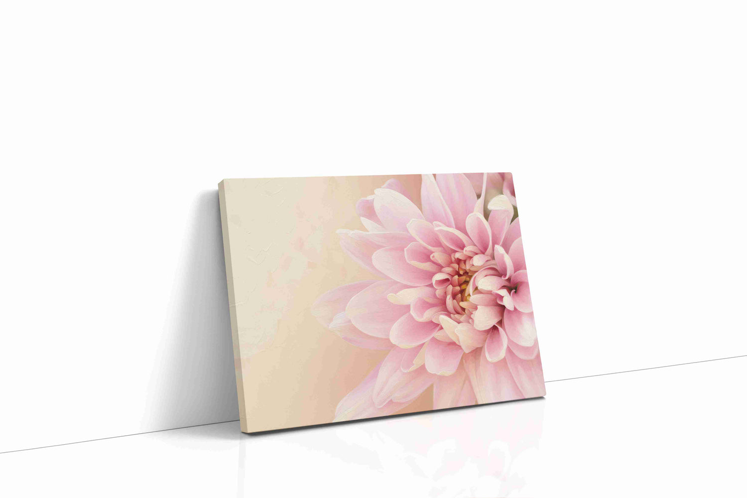 Blossom's Whispers floral canvas print, gallery-wrapped, ready to hang