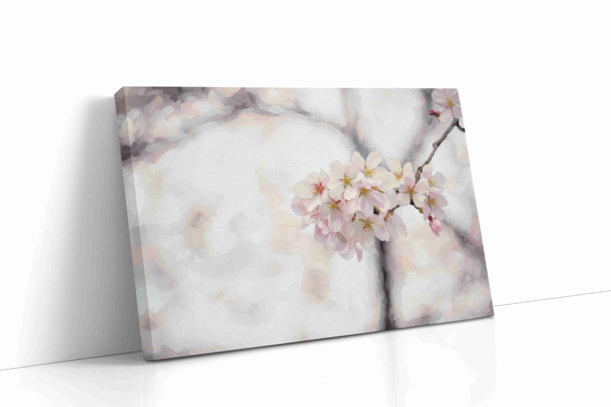 Blossoms of Serenity II floral canvas print gallery-wrapped landscape canvas studio shot