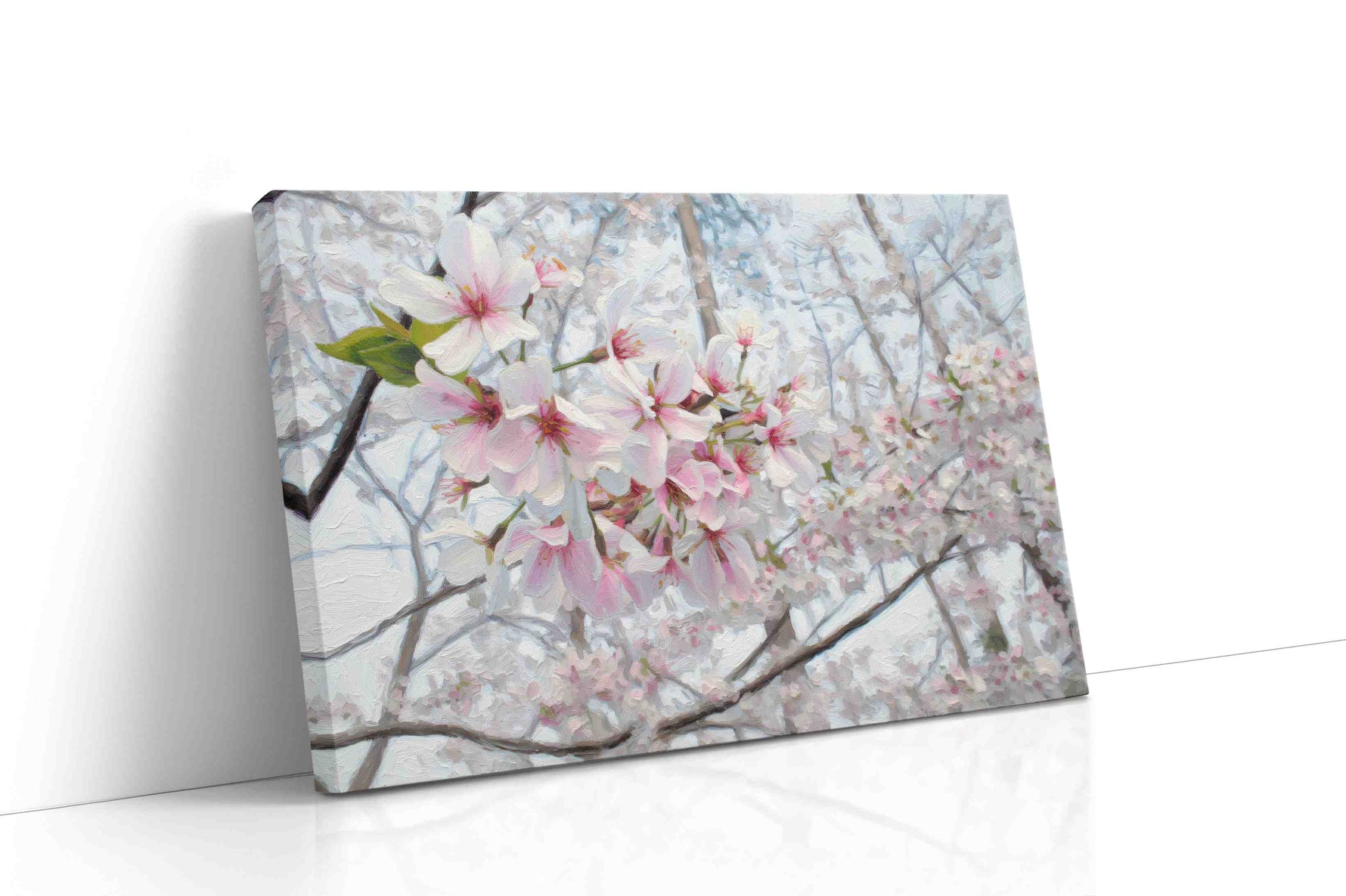 Blossoms of Serenity III floral canvas print gallery-wrapped landscape canvas studio shot