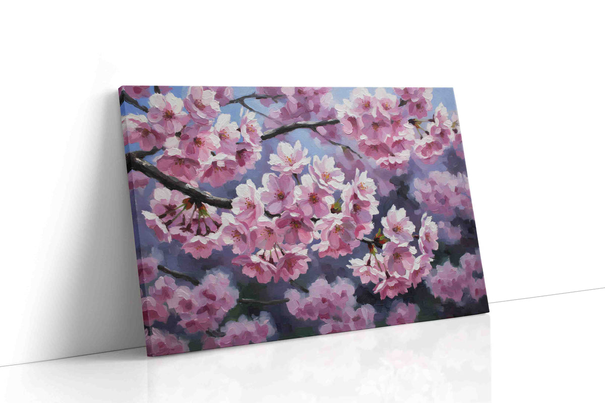 Blossoms of Serenity V floral canvas print, gallery-wrapped, ready to hang