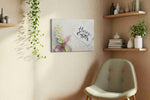 Easter Blossom Joy spring canvas print in a living room scene