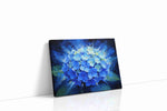 Ethereal Blue Blossoms floral canvas print, gallery-wrapped, ready to hang