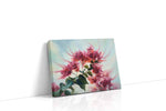 Radiant Blooms in Light floral canvas print gallery-wrapped landscape canvas studio shot