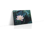Serenity in Bloom floral canvas print gallery-wrapped landscape canvas studio shot