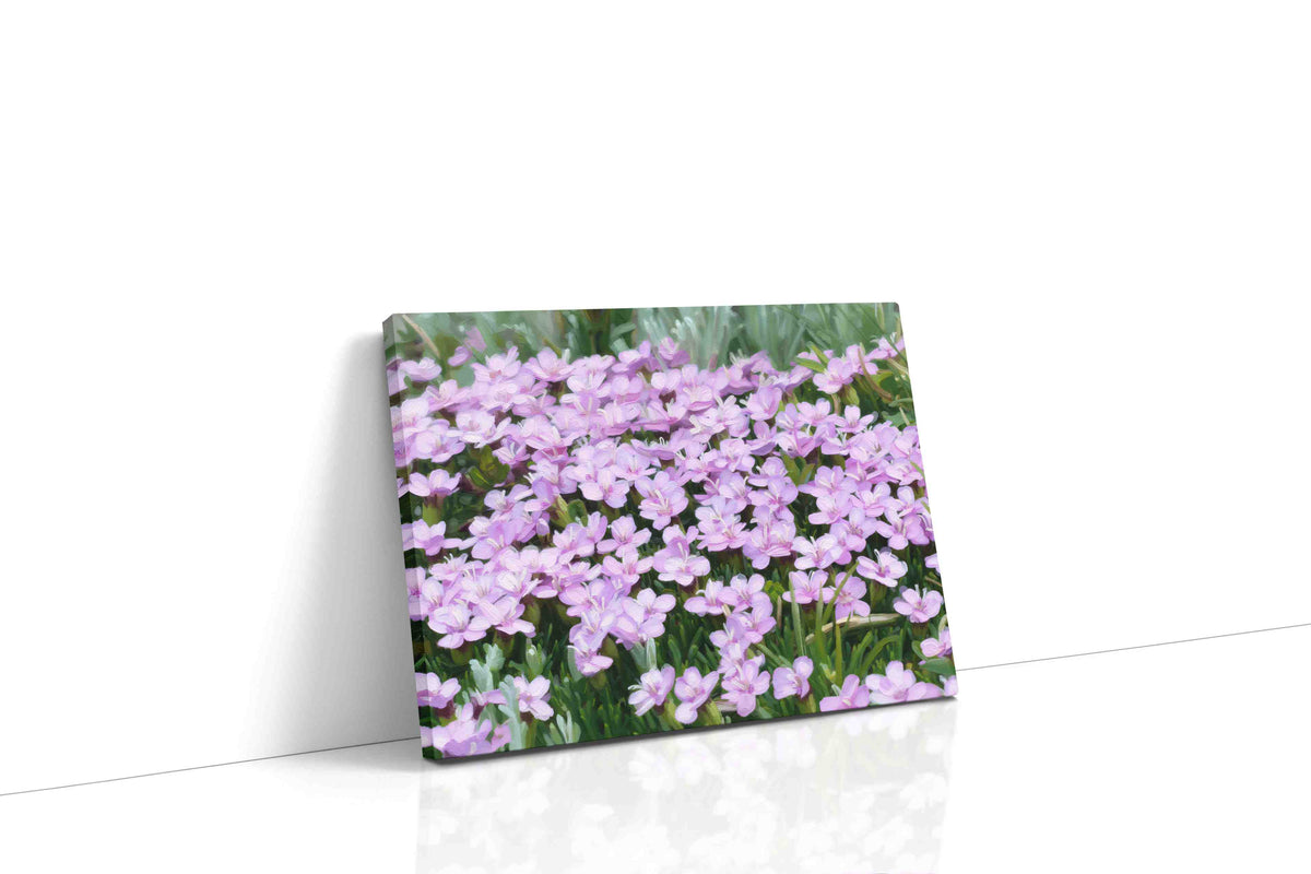 Whisper of Spring Blooms floral canvas print gallery-wrapped landscape canvas studio shot