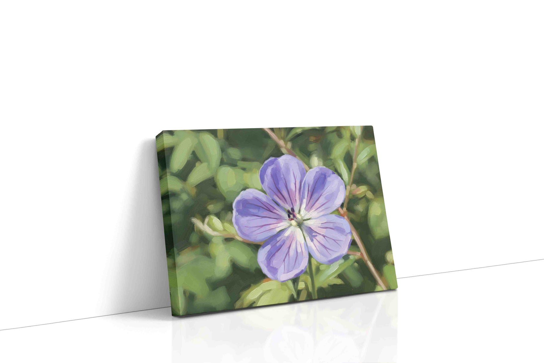 Whisper of the Bloom floral canvas print, gallery-wrapped, ready to hang