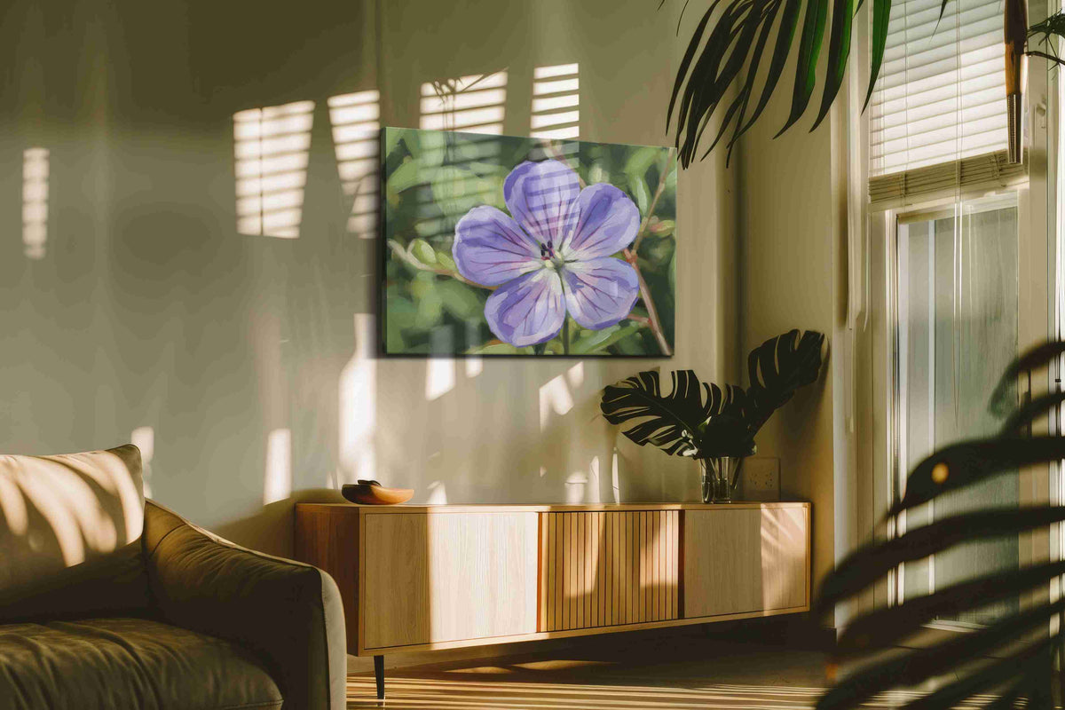 Whisper of the Bloom – floral canvas wall art, gallery-wrapped, ready to hang