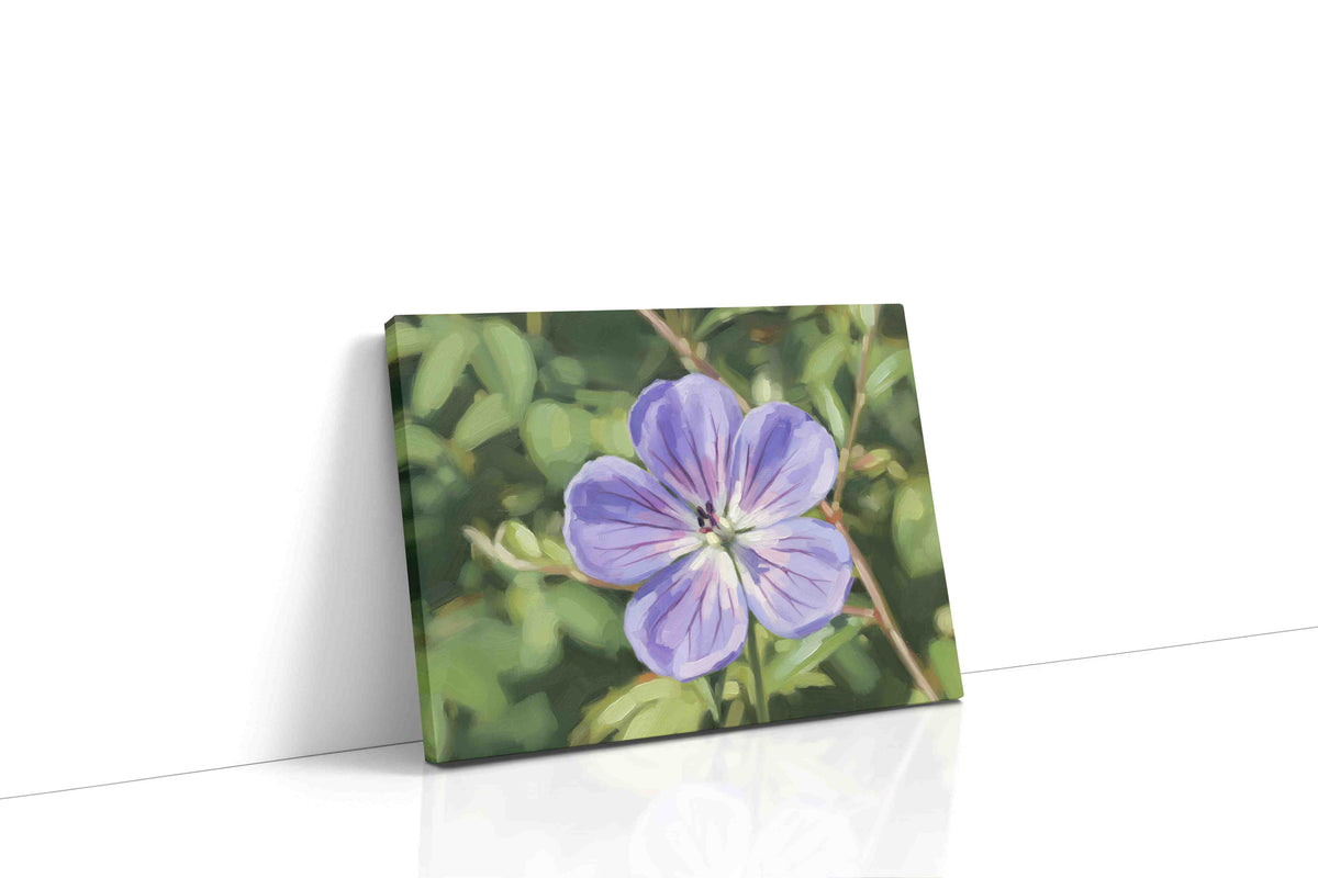 Whisper of the Bloom floral canvas print gallery-wrapped landscape canvas studio shot