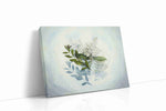 Whispers of Lilac Serenity II leaves canvas print gallery-wrapped landscape canvas studio shot