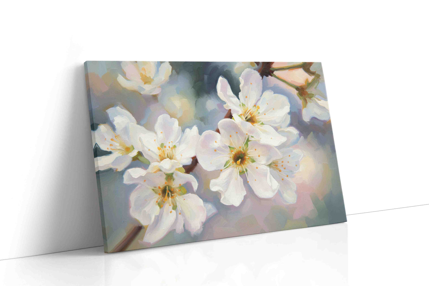 Whispers of Spring Blossoms floral canvas print, gallery-wrapped, ready to hang
