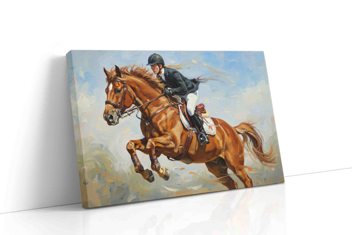 Gallop Through the Sky horses canvas print gallery-wrapped landscape canvas studio shot