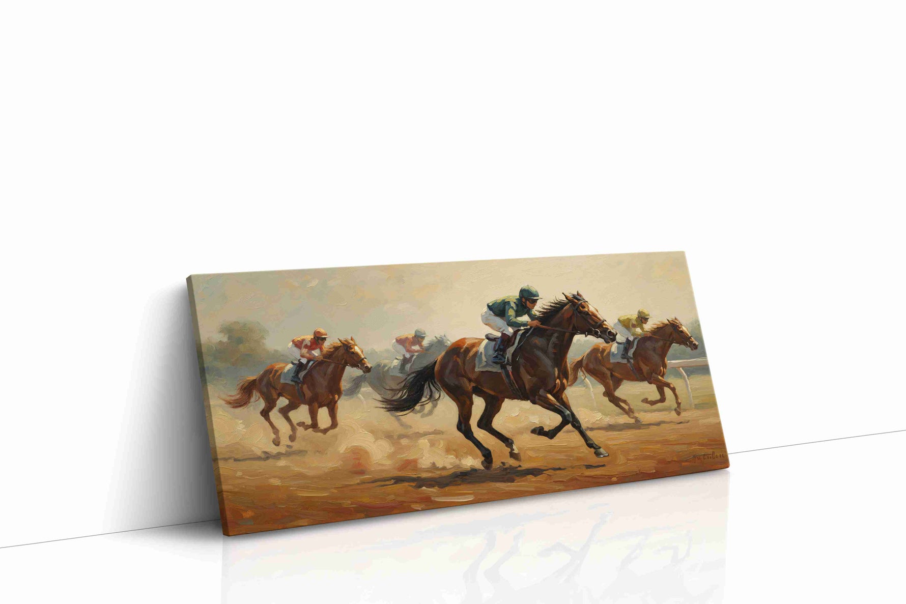 Gallop of Champions horses canvas print, gallery-wrapped, ready to hang