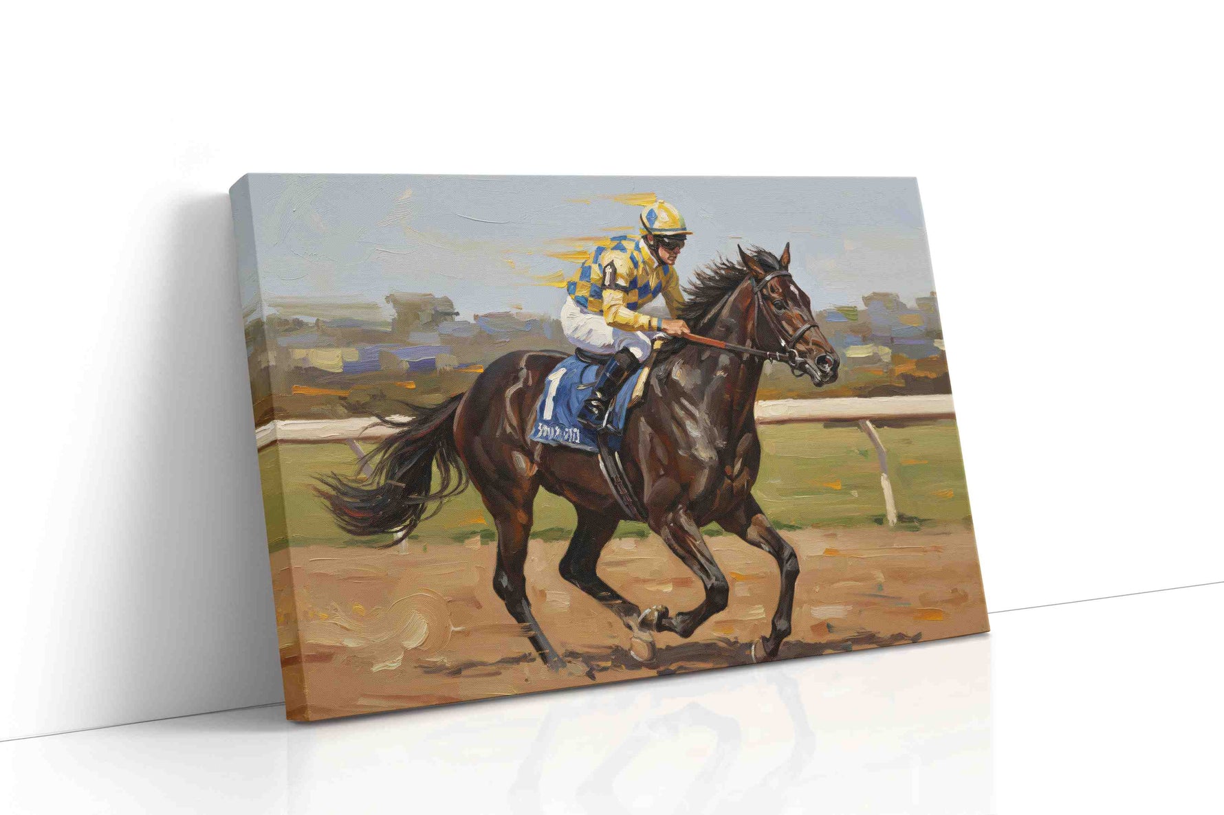 Gallop of Champions II horses canvas print, gallery-wrapped, ready to hang
