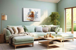 Gallop of Shadows – horses canvas wall art, gallery-wrapped, ready to hang