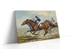 Gallop of Triumph II horses canvas print gallery-wrapped landscape canvas studio shot