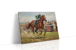 Gallop of Triumph III horses canvas print, gallery-wrapped, ready to hang