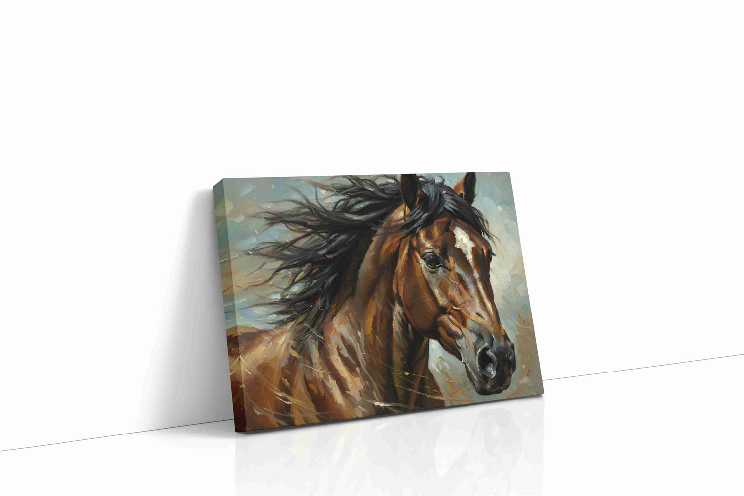 Gallop of the Wild Spirit horses canvas print, gallery-wrapped, ready to hang