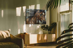 Gallop of the Wild Spirit horses canvas print, on wall, lifestyle preview