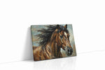Gallop of the Wild Spirit horses canvas print gallery-wrapped landscape canvas studio shot