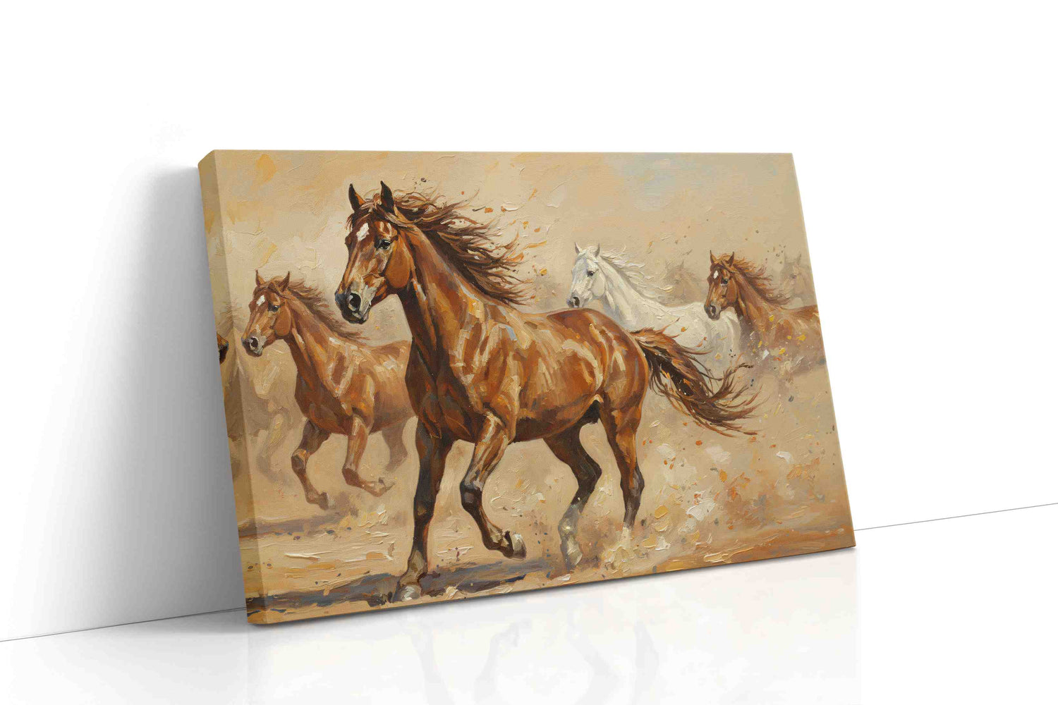 Gallop of the Wild Winds horses canvas print, gallery-wrapped, ready to hang