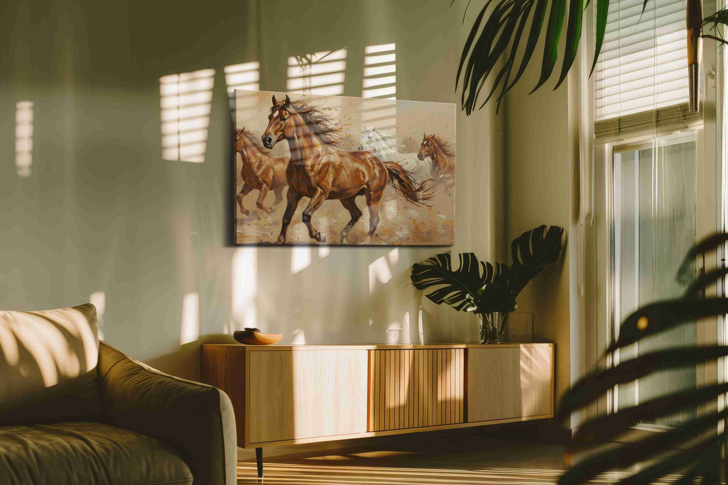 Gallop of the Wild Winds – horses canvas wall art, gallery-wrapped, ready to hang