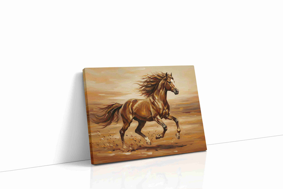 Galloping Freedom on Canvas horses canvas print, gallery-wrapped, ready to hang