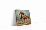 Galloping Grace in Motion horses canvas print, gallery-wrapped, ready to hang