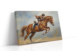 Galloping Spirit horses canvas print gallery-wrapped landscape canvas studio shot