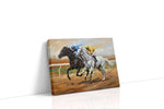 Galloping Thunderstorm horses canvas print, gallery-wrapped, ready to hang