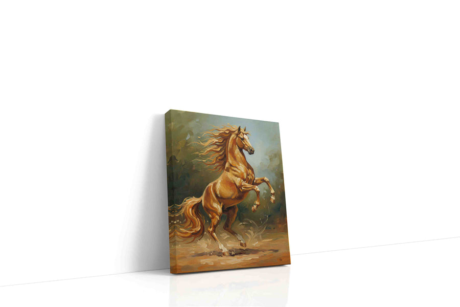 Majestic Equine Dance horses canvas print, gallery-wrapped, ready to hang