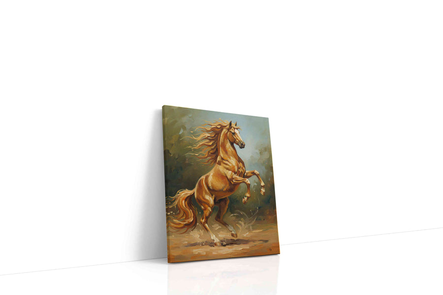 Majestic Equine Dance horses canvas print gallery-wrapped portrait canvas studio shot