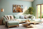 Majestic Gallop in the Breeze – horses canvas wall art, gallery-wrapped, ready to hang