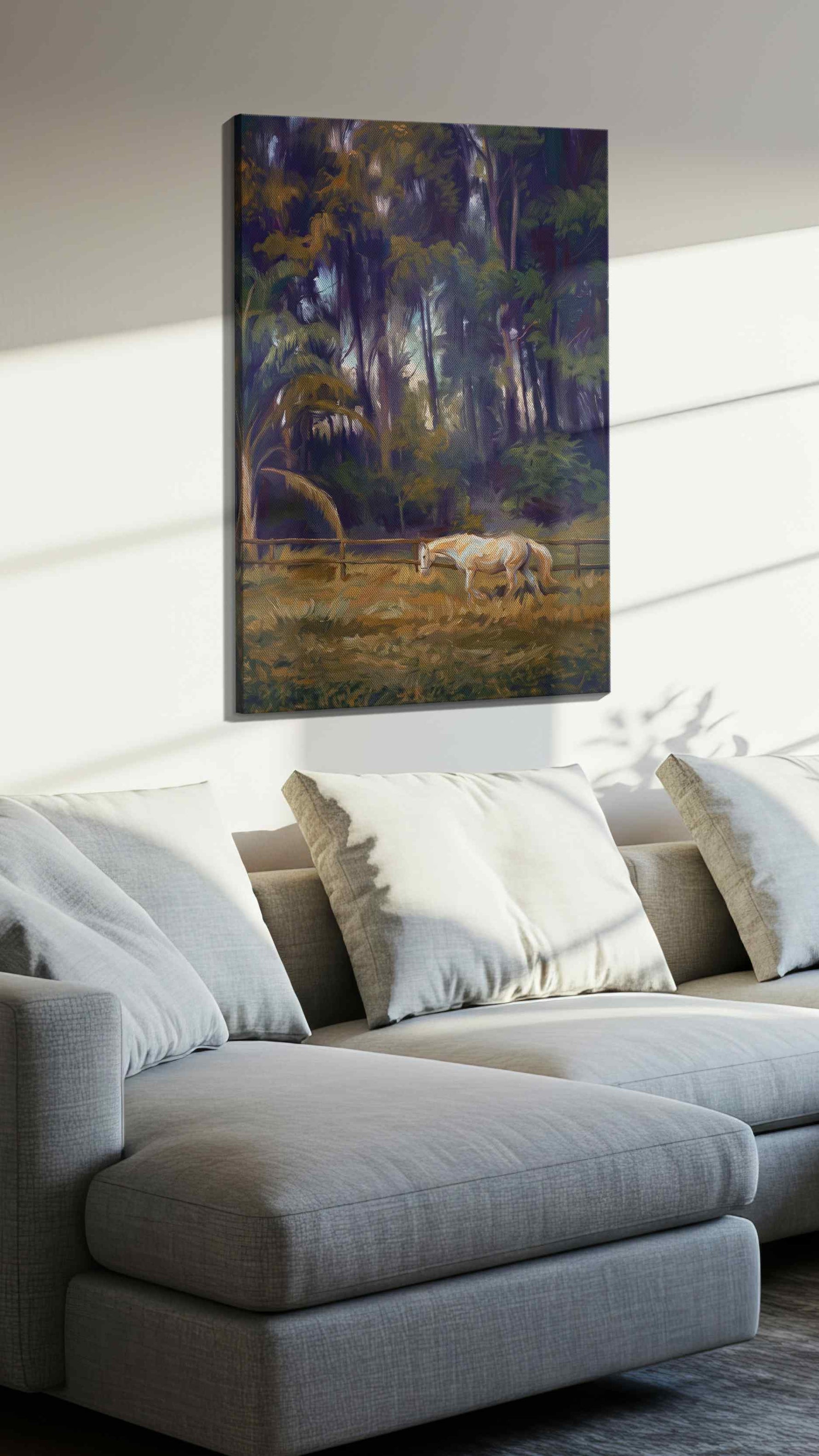 Whispers in the Glade – landscape canvas wall art, gallery-wrapped, ready to hang
