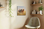 Wild Gallop Symphony – horses canvas wall art, gallery-wrapped, ready to hang