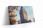 Autumn Elegance on 5th Avenue landmarks canvas print gallery-wrapped landscape canvas studio shot