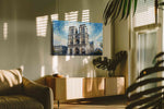 Echoes of Epiphany landmarks canvas print in a contemporary interior mockup
