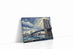Ethereal Cityscape Crossing landscape canvas print gallery-wrapped landscape canvas studio shot
