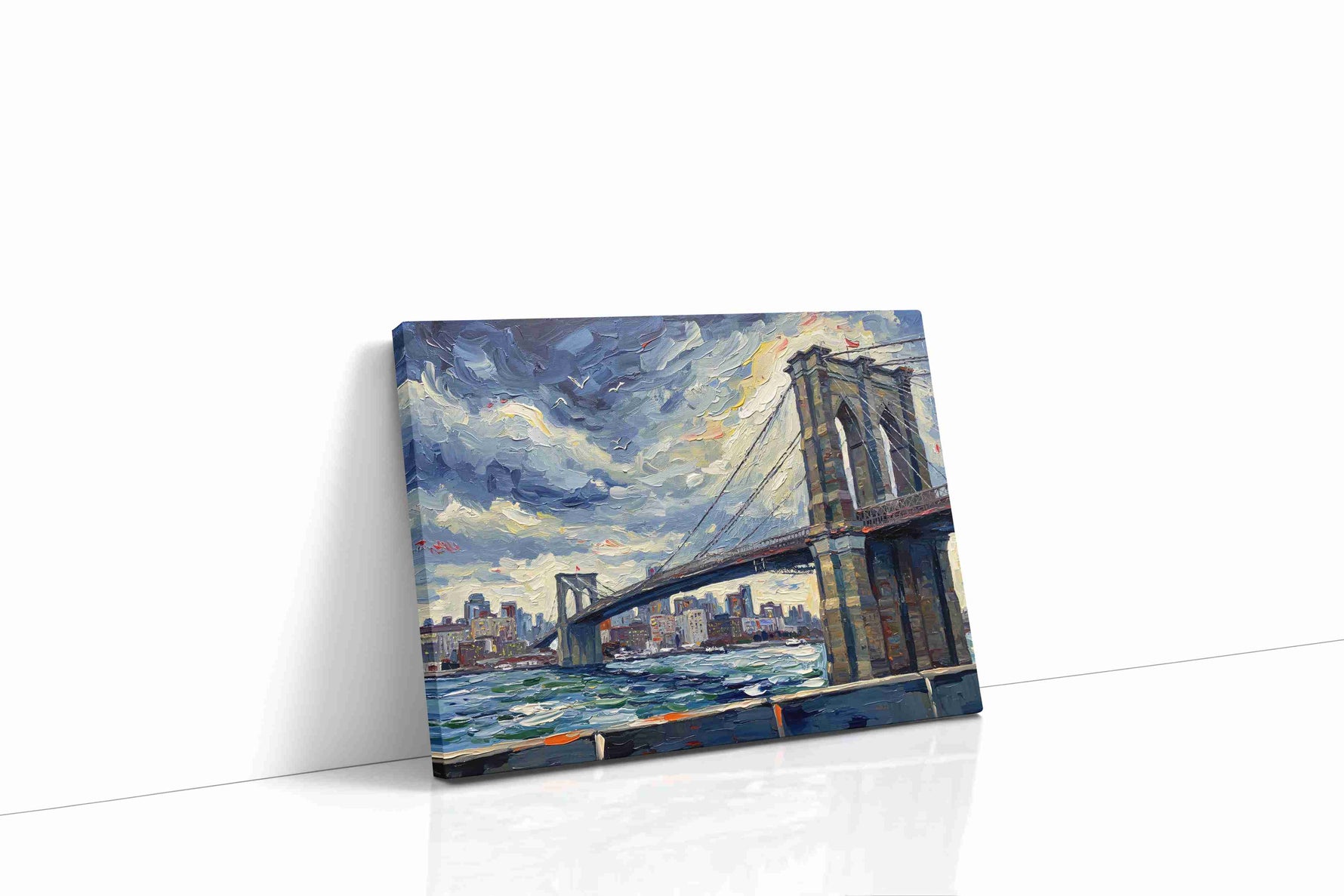 Ethereal Cityscape Crossing landscape canvas print gallery-wrapped landscape canvas studio shot