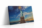 Liberty's Radiance landmarks canvas print gallery-wrapped landscape canvas studio shot