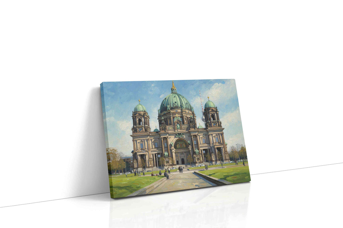 Majestic Dome of History landmarks canvas print gallery-wrapped landscape canvas studio shot
