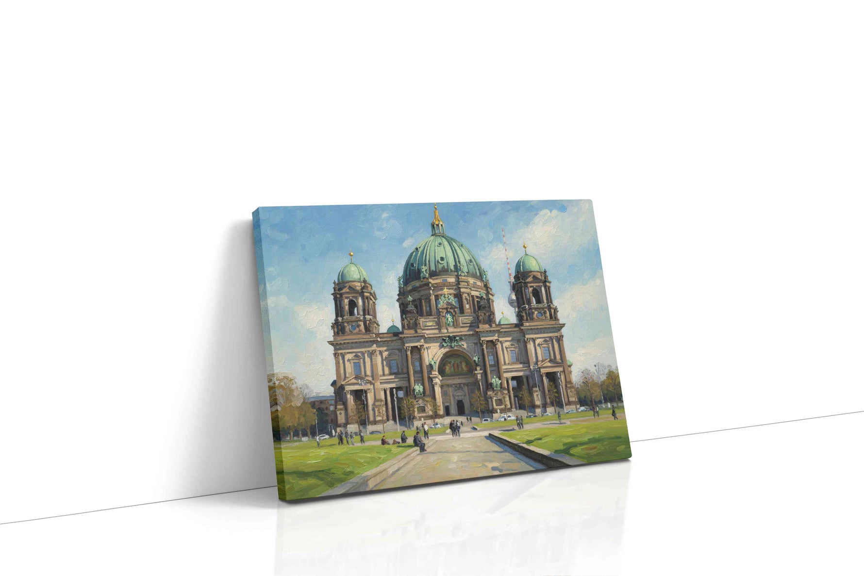 Majestic Dome of History landmarks canvas print gallery-wrapped landscape canvas studio shot