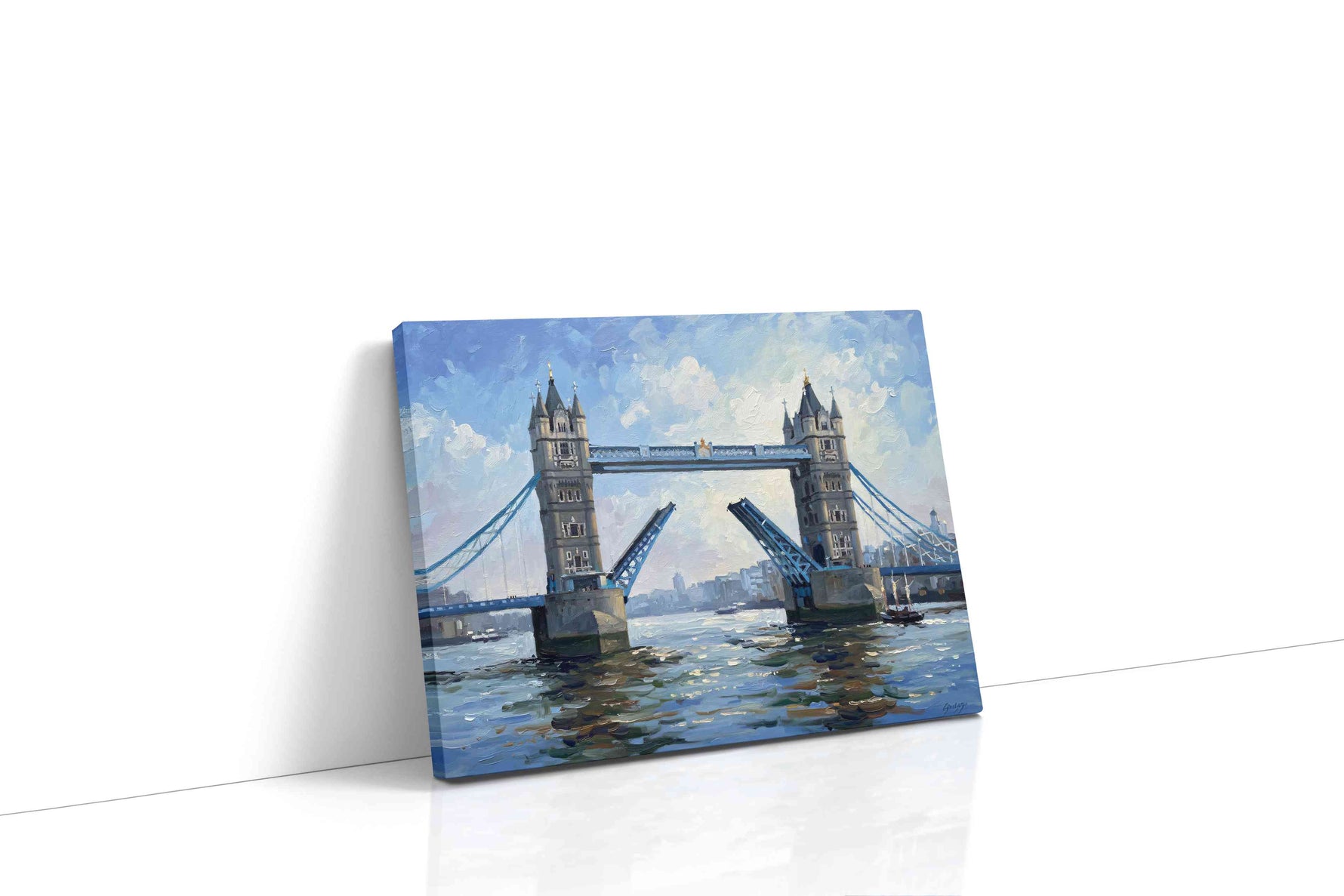 Opening to the Horizon landmarks canvas print, gallery-wrapped, ready to hang