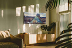 Reflections of History landmarks canvas print in a contemporary interior mockup