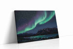 Aurora's Midnight Dance landscape canvas print gallery-wrapped landscape canvas studio shot