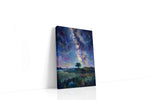 Celestial Dreams Over Lone Tree landscape canvas print, gallery-wrapped, ready to hang