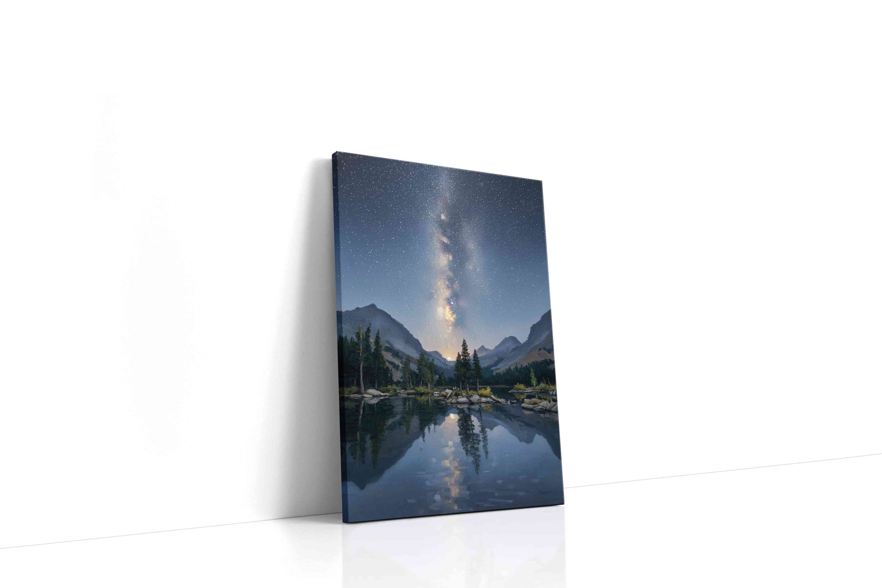 Celestial Reflections landscape canvas print, gallery-wrapped, ready to hang