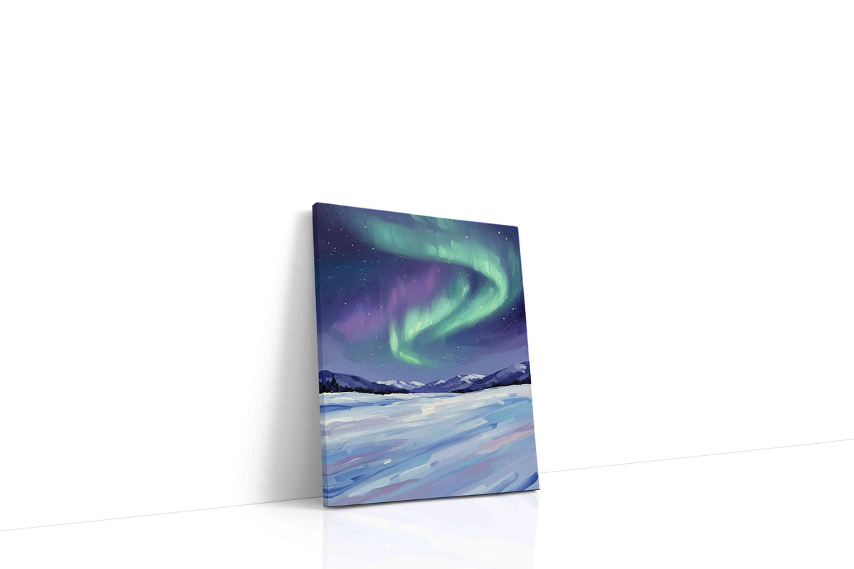 Celestial Symphony landscape canvas print gallery-wrapped portrait canvas studio shot