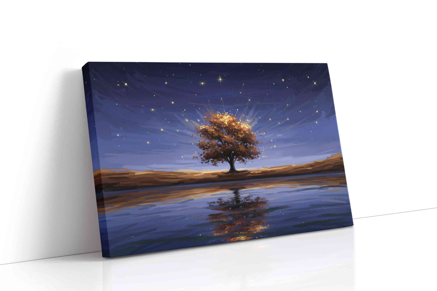 Celestial Symphony of Autumn landscape canvas print, gallery-wrapped, ready to hang